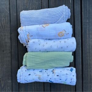 Muslin Baby Blanket Bundle